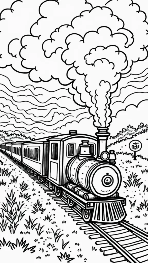 steam coloring pages